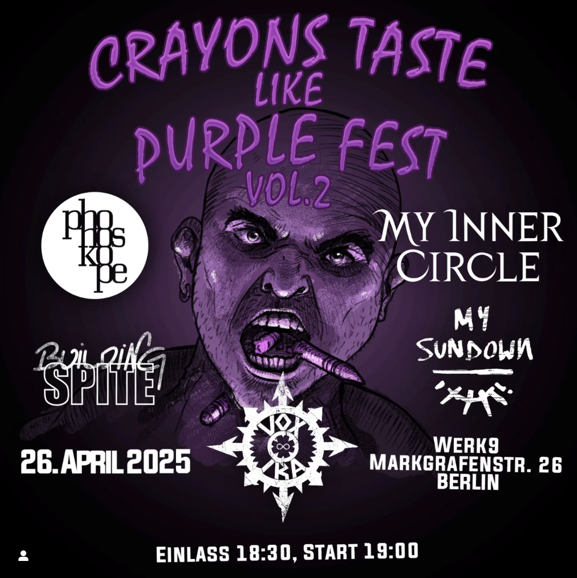 CRAYONS TASTE LIKE PURPLE FEST